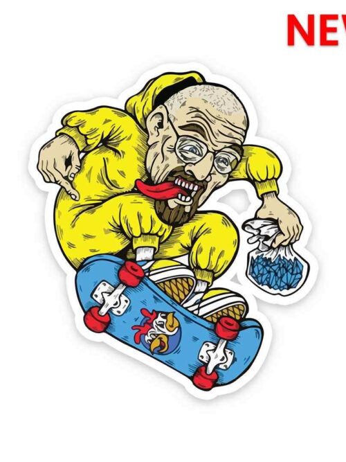 Heisenberg Skateboard Sticker