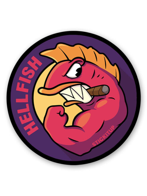 Hell Fish Sticker
