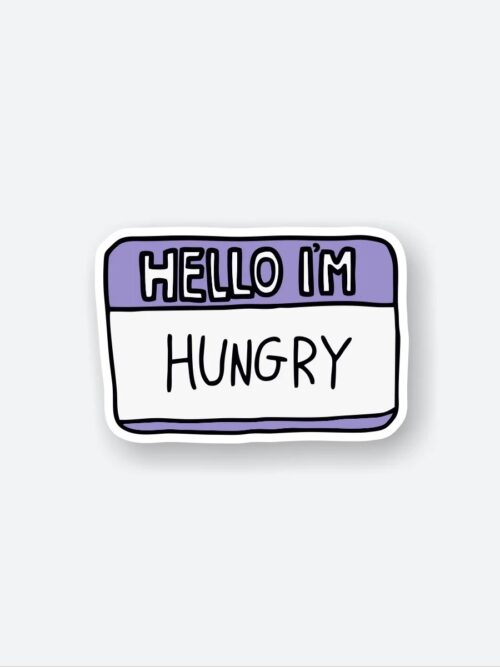Hello Im Hungry Sticker