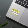 Hello Im Not Interested Sticker