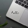 Hello Text Sticker