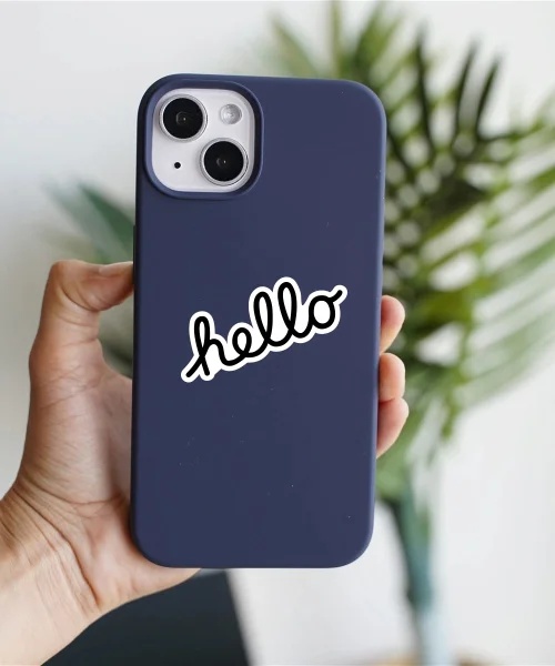 Hello Text Sticker