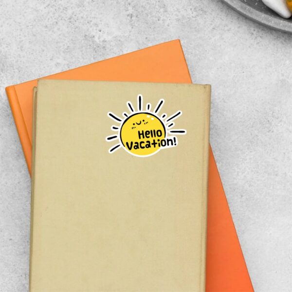 Hello Vacation Travels Stickers