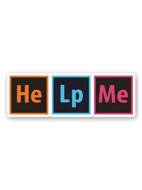 Help Me Sticker