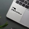 Helvetica Sticker