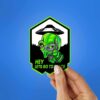 Hey Lets Go To Space Sticker