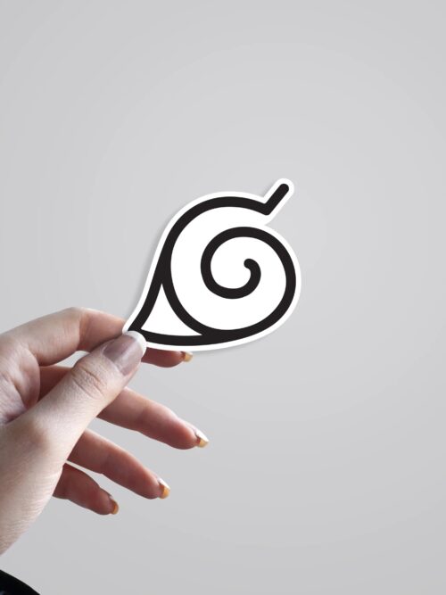 Hidden Leaf Symbol Anime Stickers