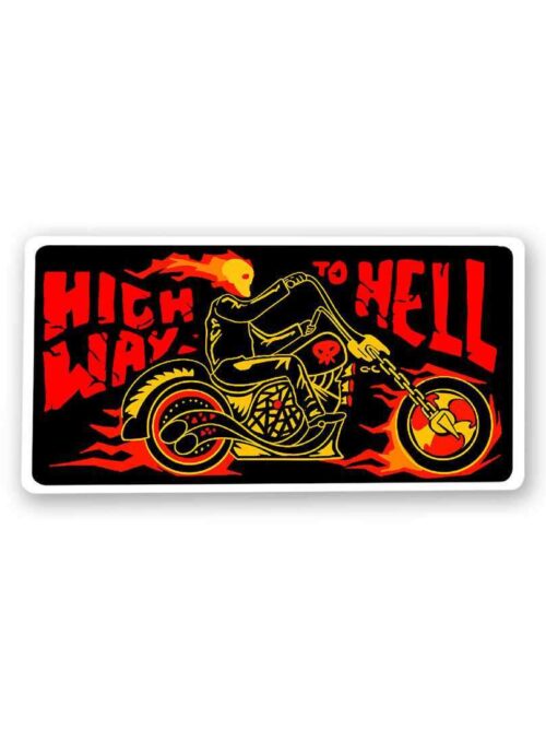 Highway To Hell Sticker