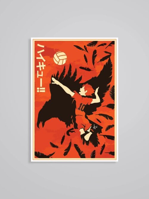 Hinata Karasuno Wings Anime Stickers