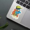 Hip Hop Zombie Sticker