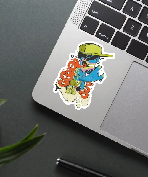 Hip Hop Zombie Sticker Hip Hop Zombie Sticker