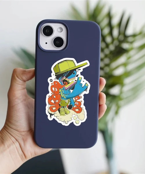 Hip Hop Zombie Sticker Hip Hop Zombie Sticker