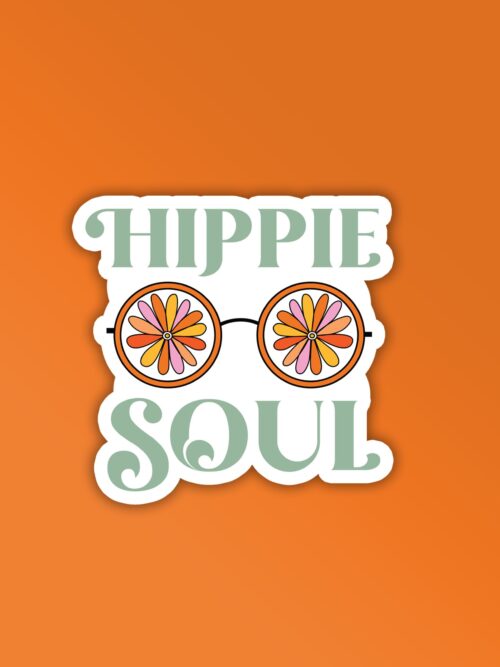 Hippie Soul Laptop Mobile Stickers