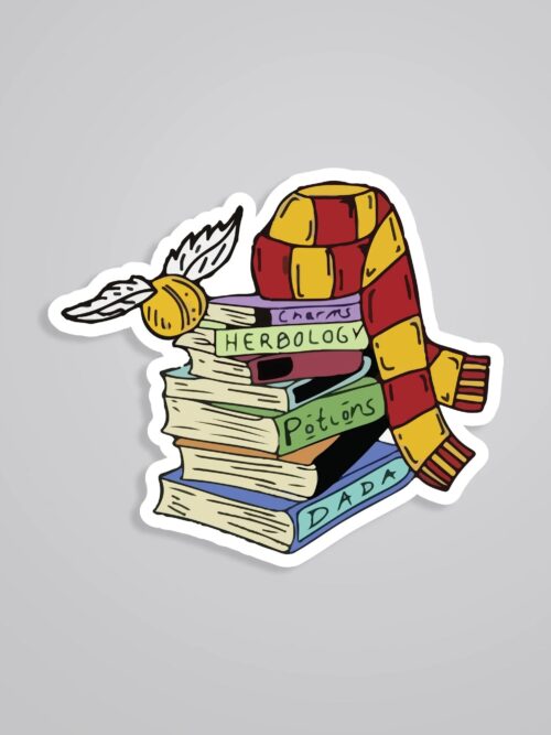 Hogwarts Books Movies Stickers