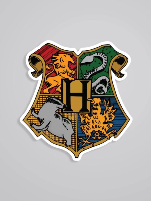Hogwarts House Crest Movies Stickers