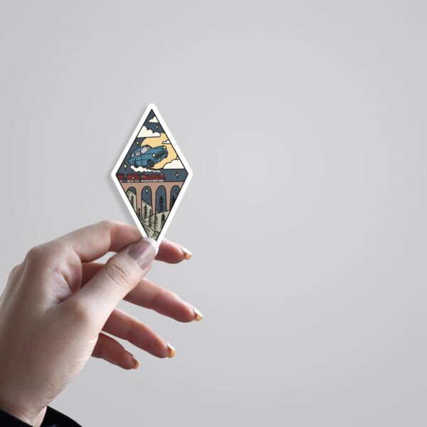 Hogwarts Train Flying Ford Movies Stickers