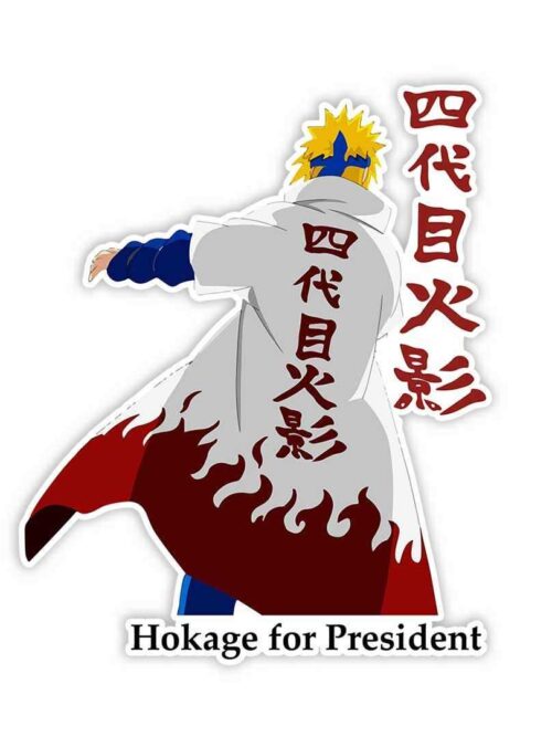 Hokage For President Sticker