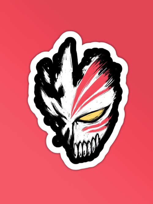 Hollow Mask Bleach Laptop Mobile Stickers