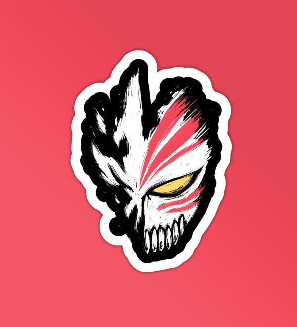 Hollow Mask Bleach Laptop Mobile Stickers Hollow Mask Bleach Laptop Mobile Stickers