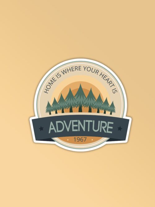 Home Is Where Your Heart Is Sticker