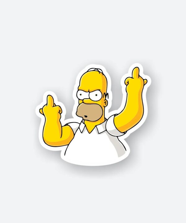 Homer Simpson Sticker Homer Simpson Sticker