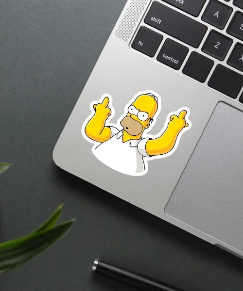 Homer Simpson Sticker Homer Simpson Sticker
