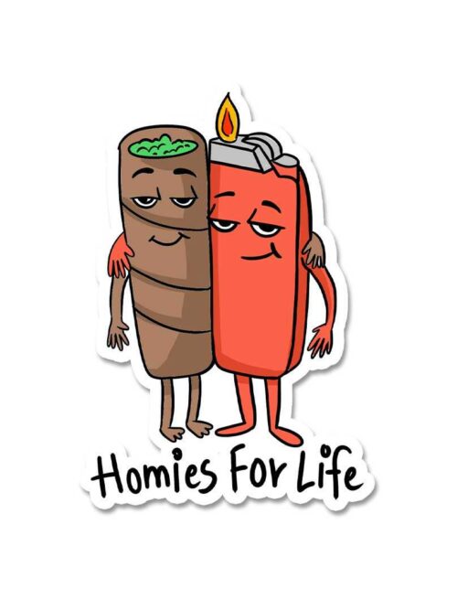 Homies For Life Sticker