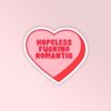 Hopeless Romantic   Laptop Mobile Stickers