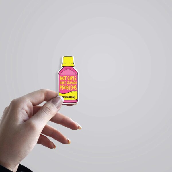 Hot Girls Have Stomach Problems Witty Stickers Hot Girls Have Stomach Problems Witty Stickers