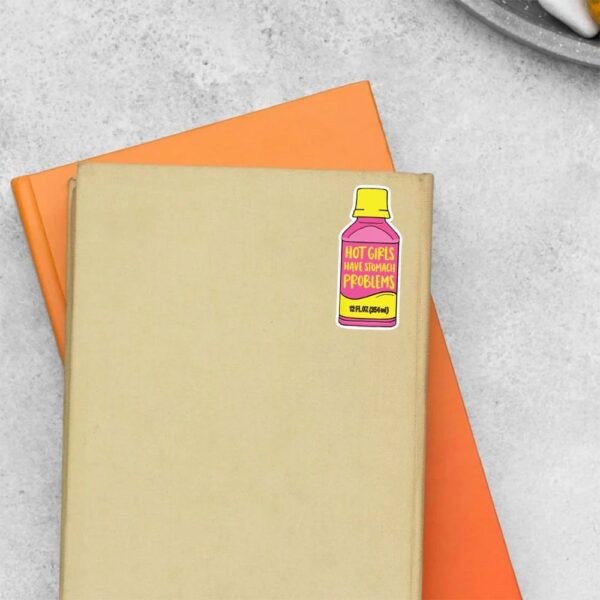Hot Girls Have Stomach Problems Witty Stickers Hot Girls Have Stomach Problems Witty Stickers