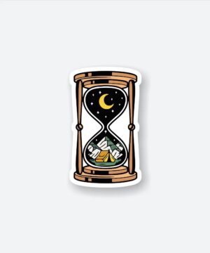 Hour Glass Sticker