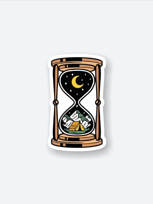 Hour Glass Sticker