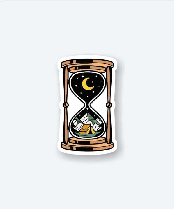 Hour Glass Sticker