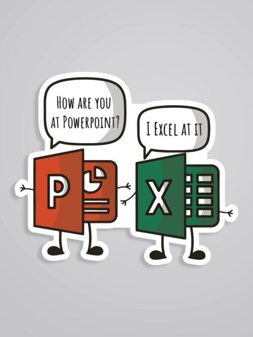 How Are You At PowerPoint Witty Stickers