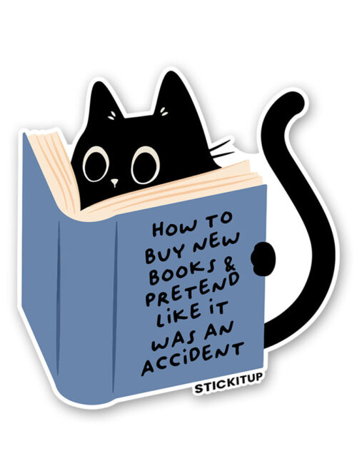 How To Buy New Books Sticker