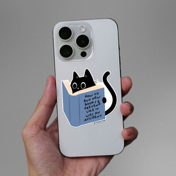 How To Buy New Books Sticker
