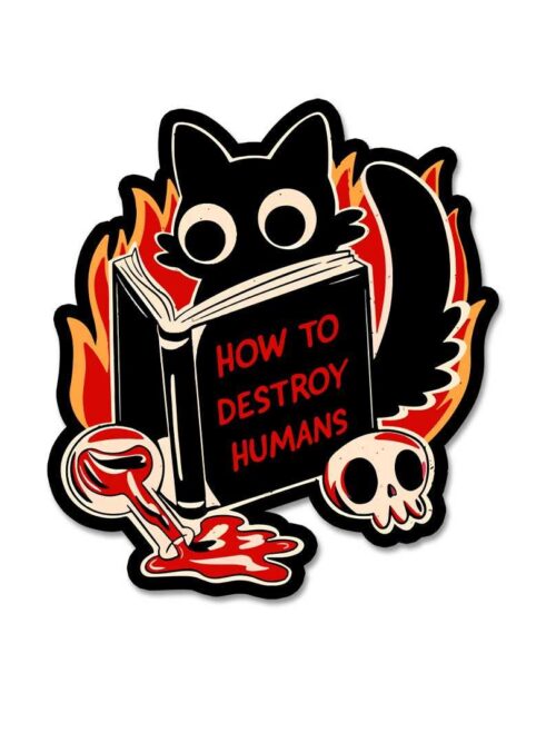How To Destroy Humans Sticker