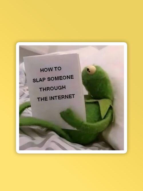 How To Slap Someone   Laptop Mobile Stickers