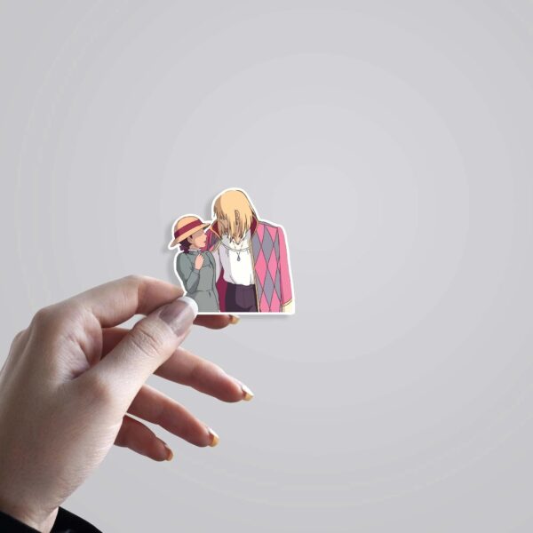 Howl And Sophie Together Anime Stickers