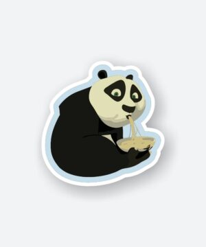 Hungry Po Eating Sticker