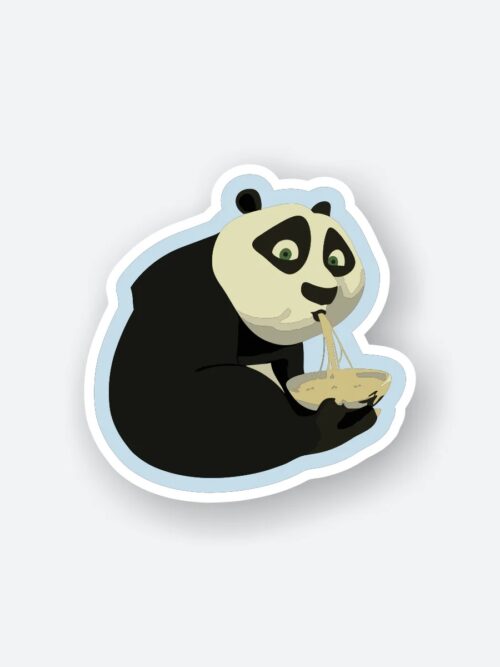 Hungry Po Eating Sticker