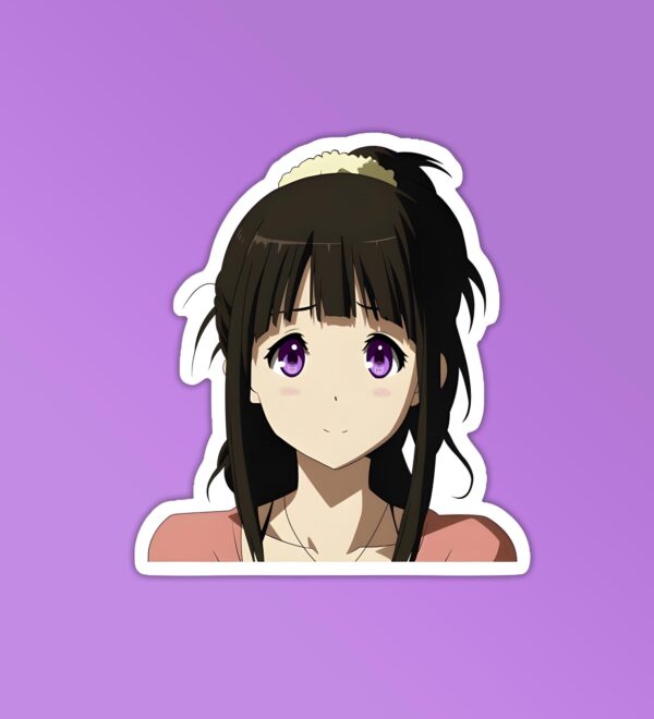 Hyouka Cute Girl Laptop Mobile Stickers Hyouka Cute Girl Laptop Mobile Stickers