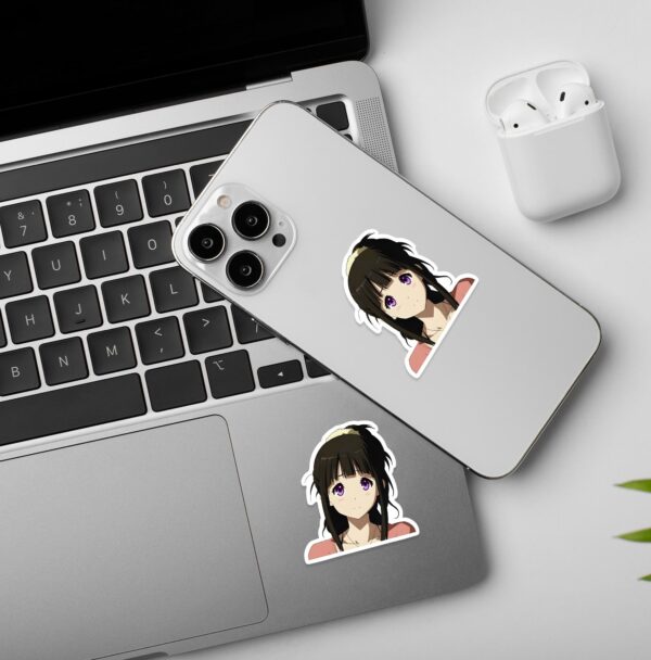 Hyouka Cute Girl Laptop Mobile Stickers Hyouka Cute Girl Laptop Mobile Stickers