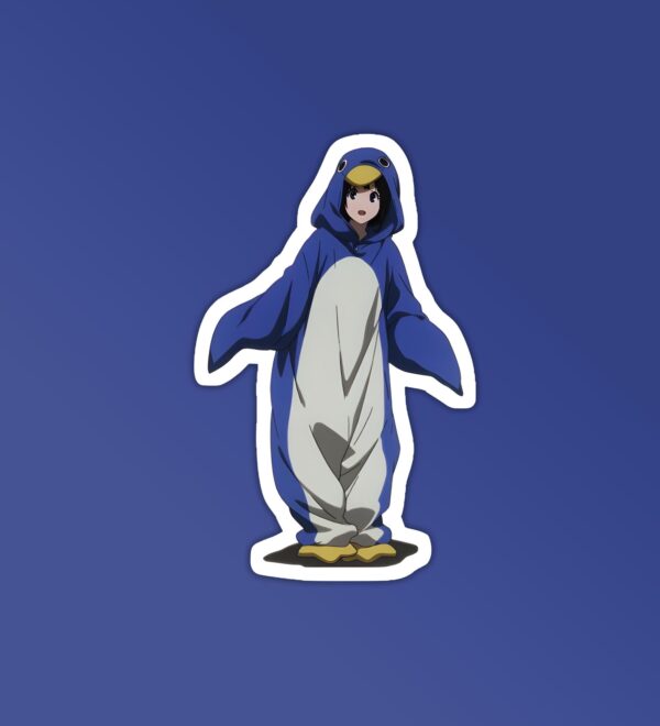 Hyouka Penguin Girl Laptop Mobile Stickers Hyouka Penguin Girl Laptop Mobile Stickers