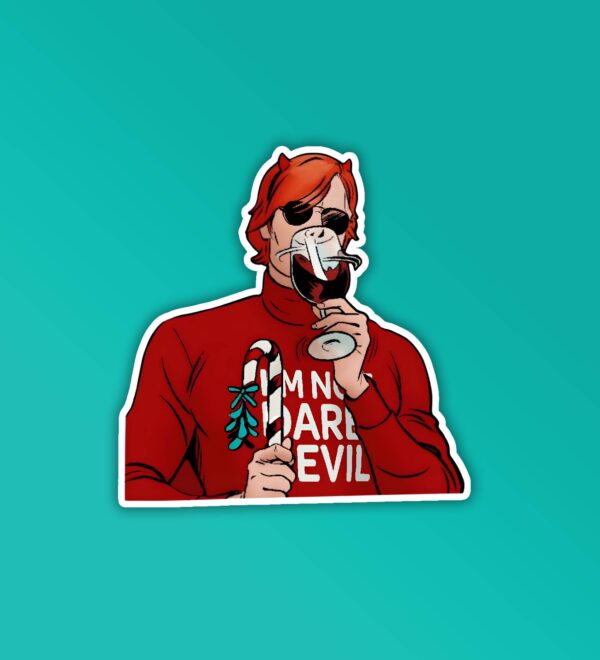 I Am Not Daredevil Laptop Mobile Sticker I Am Not Daredevil Laptop Mobile Sticker