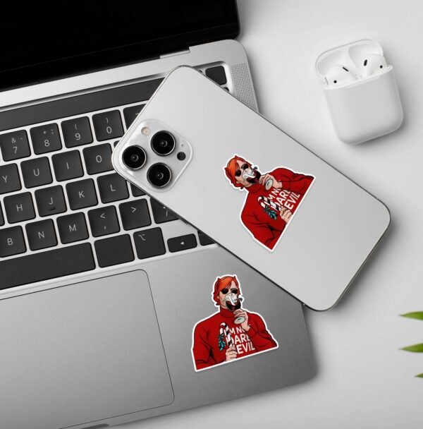 I Am Not Daredevil Laptop Mobile Sticker I Am Not Daredevil Laptop Mobile Sticker