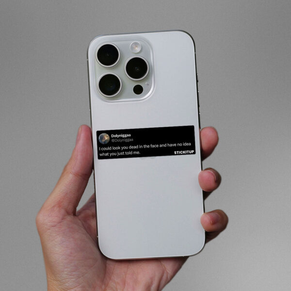 I Could Look You Sticker
