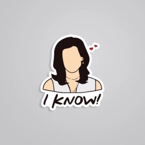 I Know TV Shows Stickers