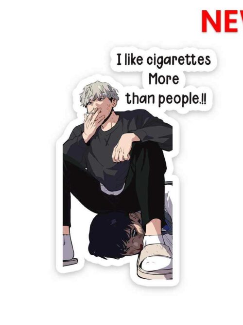 I Like Cigarettes Sticker