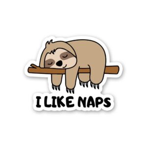 I Like Naps Sticker I Like Naps Sticker